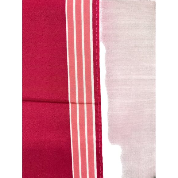 Vintage Japanese Poly Plaid Scarf/Bandana Red Check Headwear - Picture 3 of 4